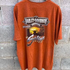 Harley Davidson Salina Kansas Motorcycle Graphic T Shirt 3XL
